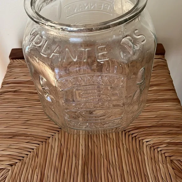 Vintage Glass Planter’s Peanut Jar - Picture 3 of 10